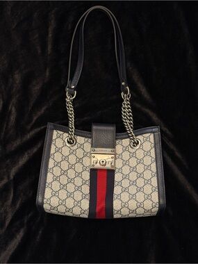 Gucci Padlock GG Supreme Small Tote